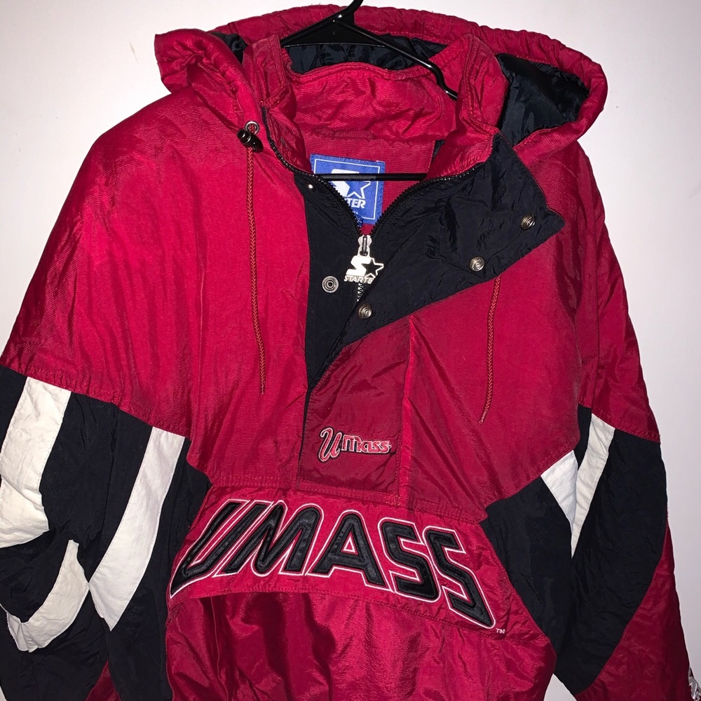 VINTAGE UMass Amherst Puffer Jacket by Starter